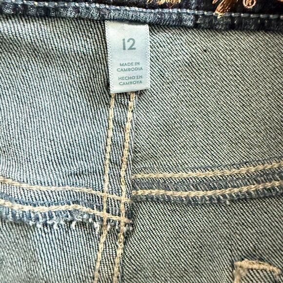 NWT Seven Fashion Jean Kick Flare High Rise in Medium Wash - Size 12 - Picture 7 of 8
